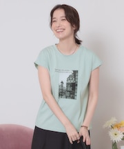 【手洗い可】フォトフレンチTシャツ