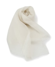 【UV/手洗い可】綿麻無地ストール