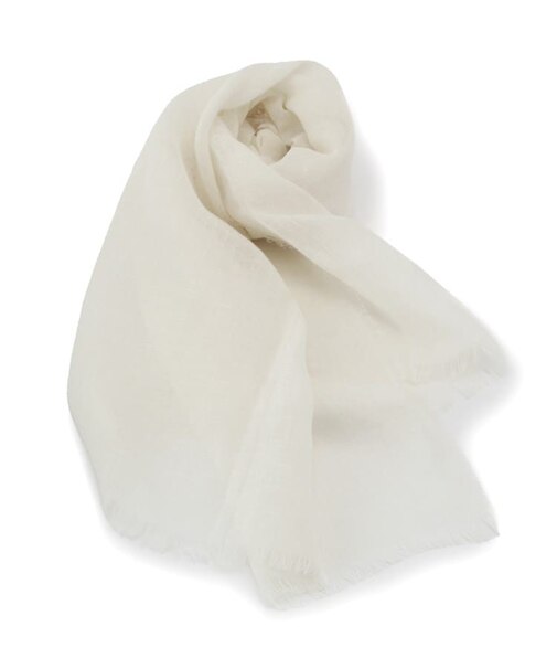 【UV／手洗い可】綿麻無地ストール