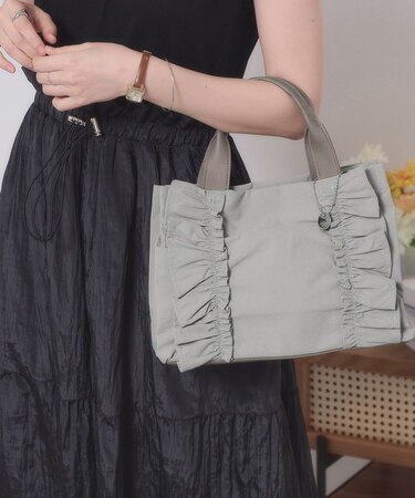 フリルミニトート