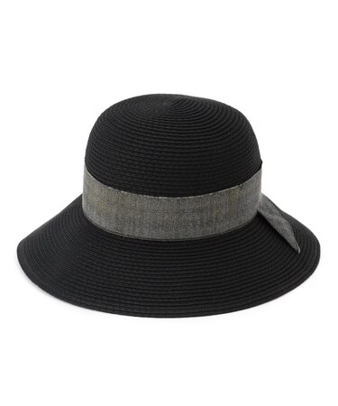 【畳める/サイズ調整可/手洗い可】コンパクトラメリボンハット