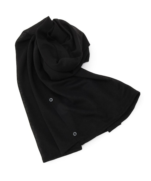 【寒暖差対策／手洗い可】リネンライク3WAYストール