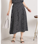 【UVカット／速乾／冷感／洗濯機OK／洗濯後しわになりにくい】麻調ストレッチタックスカート＜ラク服シリーズ＞
