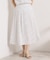【UVカット／速乾／冷感／洗濯機OK／洗濯後しわになりにくい】麻調ストレッチタックスカート＜ラク服シリーズ＞