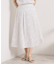 【UVカット／速乾／冷感／洗濯機OK／洗濯後しわになりにくい】麻調ストレッチタックスカート＜ラク服シリーズ＞