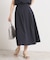 【UVカット／速乾／冷感／洗濯機OK／洗濯後しわになりにくい】麻調ストレッチタックスカート＜ラク服シリーズ＞