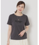 【接触冷感／洗濯機OK】フロッキープリントTシャツ