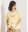 【接触冷感／洗濯機OK】フロッキープリントTシャツ