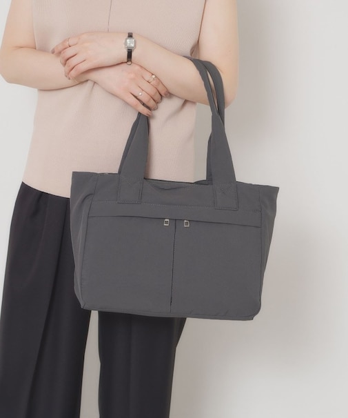 【A4対応／9ポケット】ふんわり軽量トート