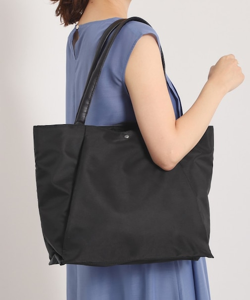 【12ポケット/PC対応】合皮コンビA4トート