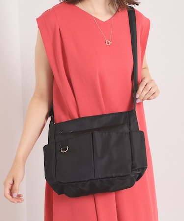 【9ポケット】ツイル9Pショルダー