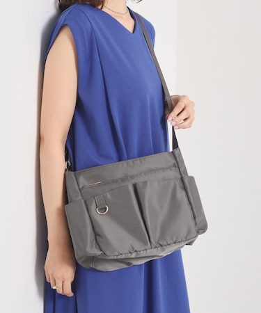 【9ポケット】ツイル9Pショルダー