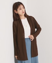 【手洗い可】シアー着流しカーディガン