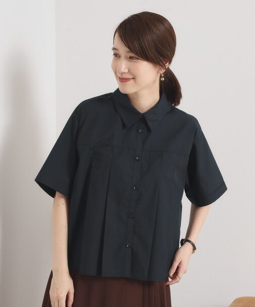 【洗濯機OK】プリーツブラウス