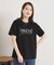 【手洗い可】パール調ロゴTシャツ