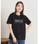 【手洗い可】パール調ロゴTシャツ