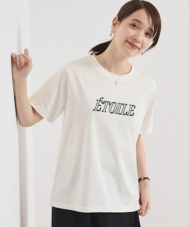 【手洗い可】刺繍ロゴTシャツ