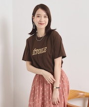 【手洗い可】刺繍ロゴTシャツ