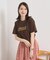 【手洗い可】刺繍ロゴTシャツ
