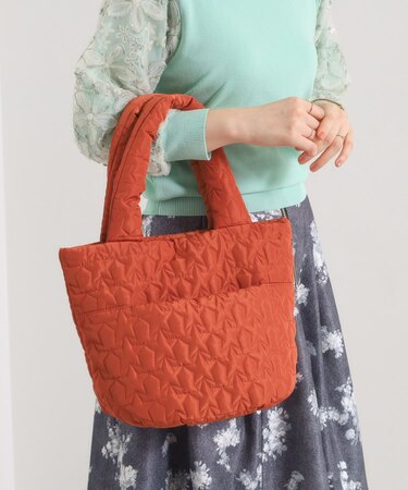 星柄キルトミニトート