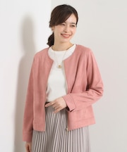 カットフェイクスエードジャケット