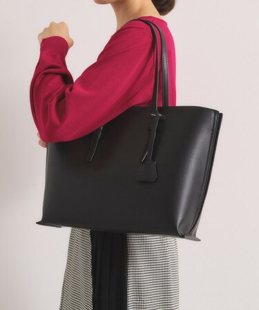 【通勤】軽量合皮A4トート