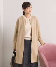 カットスエード調コート