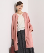 カットスエード調コート