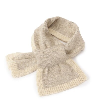 【手洗い可】吸湿発熱ニットティペット