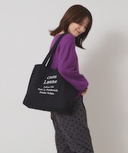 【A4対応】ロゴ刺繍ラージトート