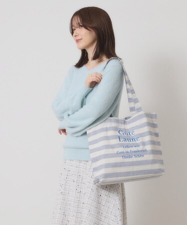 【A4対応】ロゴ刺繍ラージトート