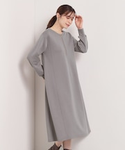 【洗濯機OK】フロントジップワンピース