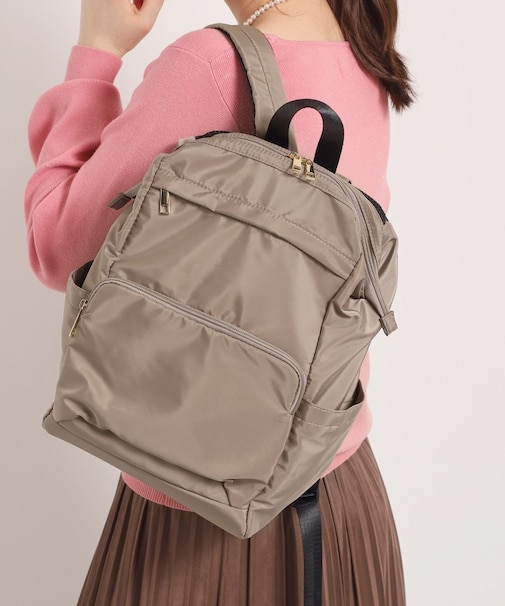 【A4/7ポケット】口金リュック