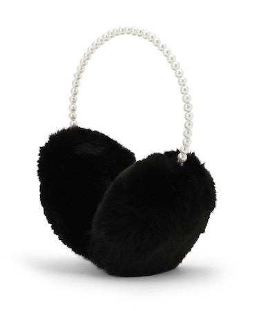 パール調フェイクファーイヤーマフ