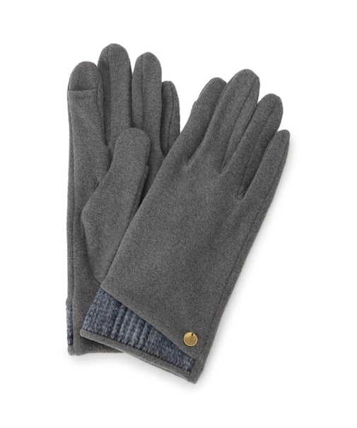 【手洗い可】チャーム付チェック切替グローブ