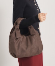 フェイクスエード2WAYトート