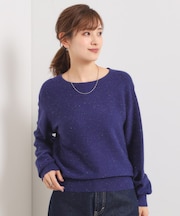 【手洗い可】バックパール調ラメニット