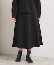 【手洗い可／セットアップ可】花柄ジャカードスカート