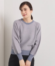 【手洗い可】柄編みニット