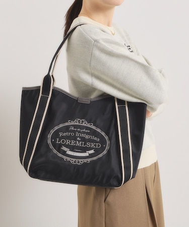 【A4対応】刺繍ロゴトート