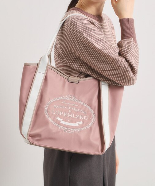 【A4対応】刺繍ロゴトート