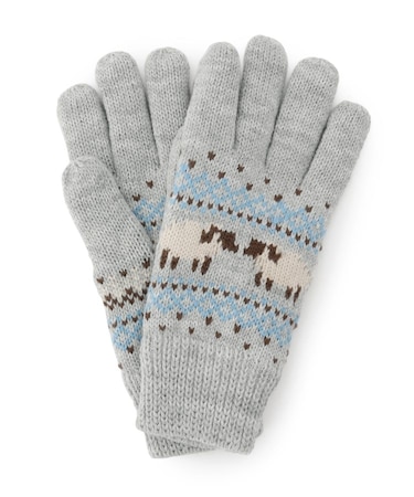 【手洗い可】アニマルニット手袋