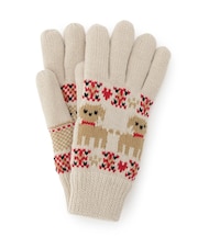【手洗い可】アニマルニット手袋