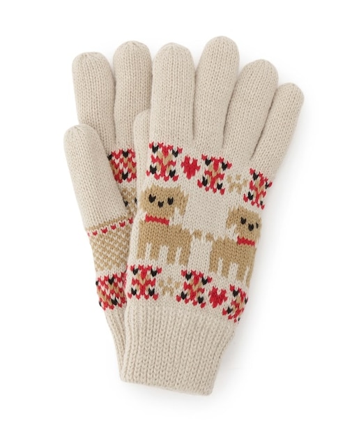 【手洗い可】アニマルニット手袋