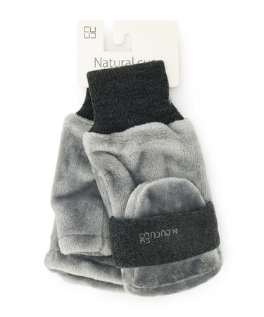 【手洗い可】ボアかぶせミトン