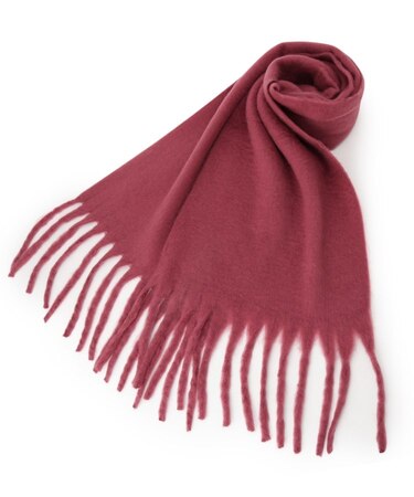 【手洗い可】バルキーニットストール