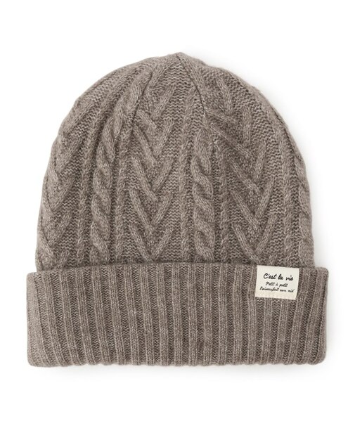 【リバーシブル/手洗い可】2WAYリブ編みニット帽