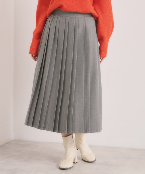 【手洗い可】プリーツスカート