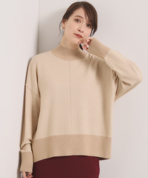 手洗い可】ダブルジャカード編みニット｜イッツデモの通販｜&mall