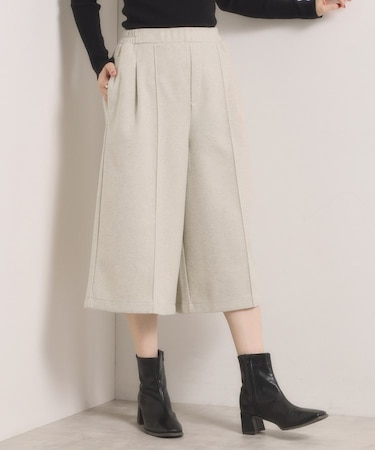 【洗濯機OK】カットメルトンキュロット